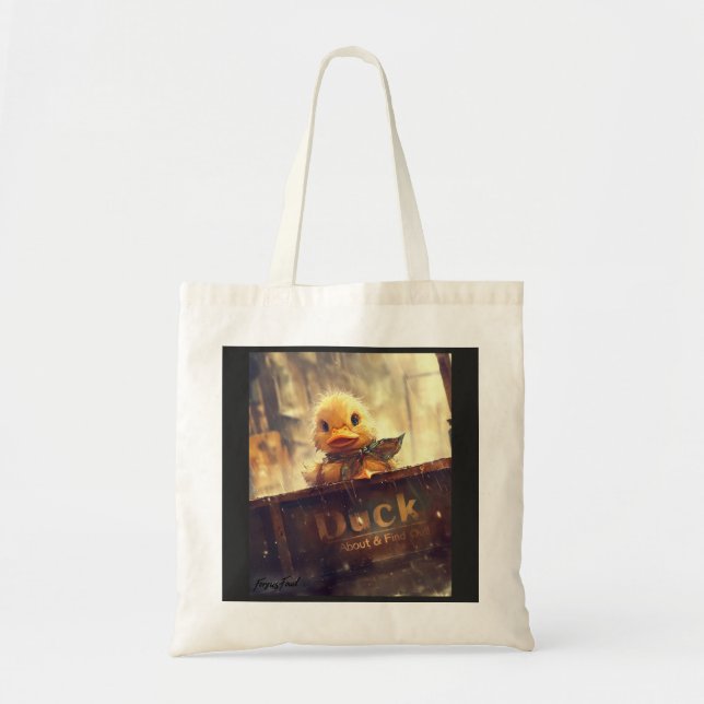 Dark Duck About & Find Out Tote (Front)