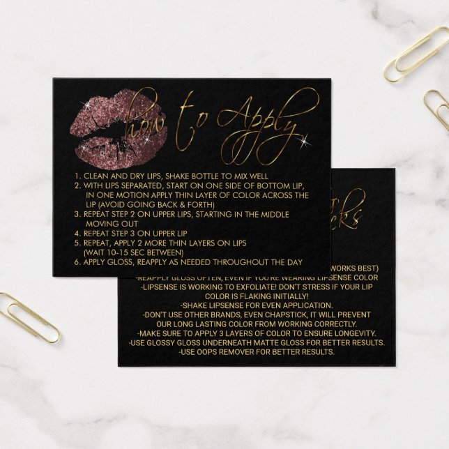 Dark Dusty Rose Glitter Lips - How to Apply (Office)