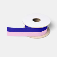 Dark Earth Blue and Cotton Candy Pink Stripes