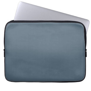 Dark Electric Blue Solid Color Laptop Sleeve