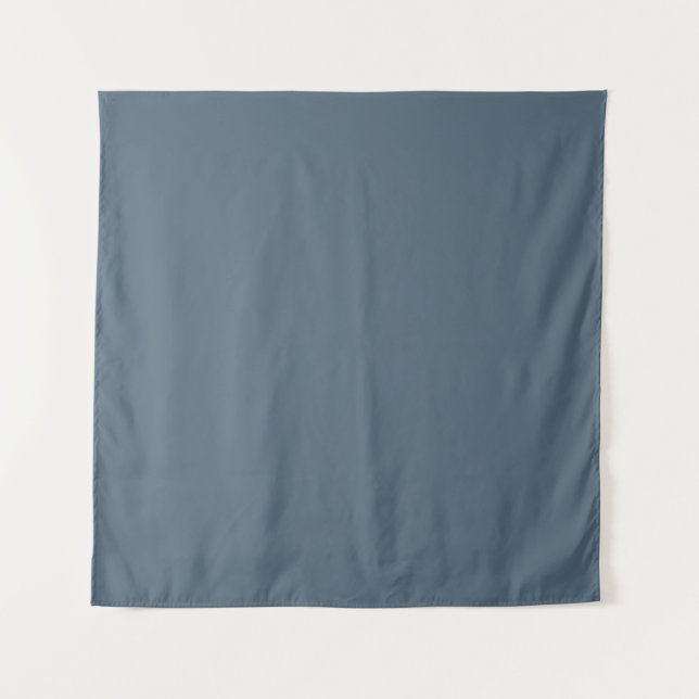 Dark Electric Blue Solid Colour Tapestry (Front)