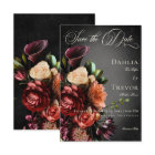 Dark Elegant Blur Autumn Floral Wedding