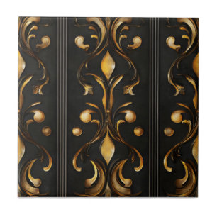 Dark Elegant Pattern Tile
