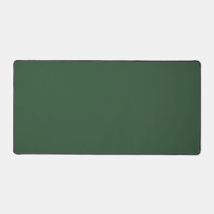Dark Emerald Green Solid Colour Desk Mat