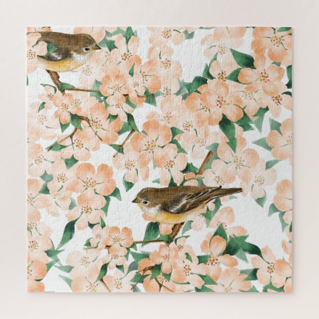 Dark Enchanted Flowers: Vintage Magic Jigsaw Puzzle (Vertical)