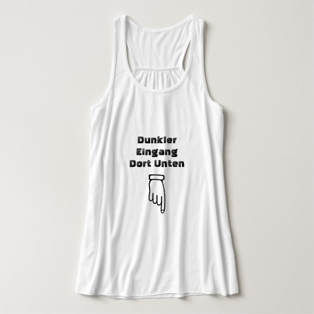 Dark entrance down there in German Singlet (Design Front)