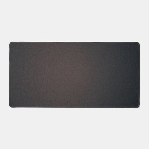 Dark Espresso Grainy Texture Minimalist Desk Mat