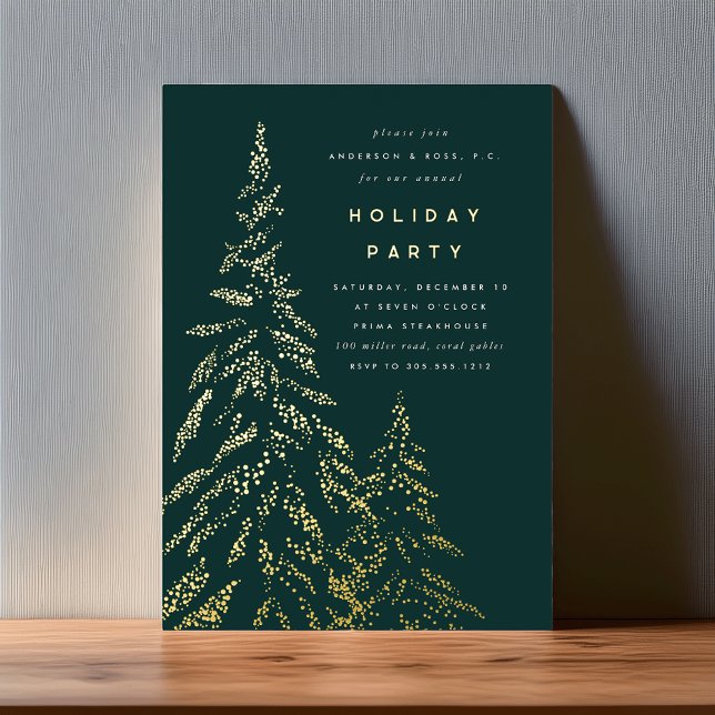Dark Evergreen Business or Corporate Holiday Party (Creator Uploaded)
