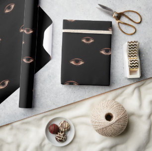 Dark Eye Pattern Wrapping Paper