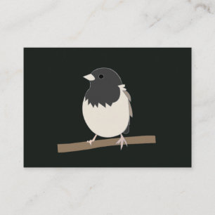 Dark-Eyed Junco Bird Art Business Card