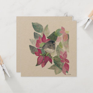 Dark Eyed Junco Bird Card
