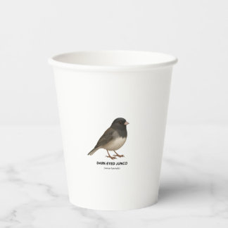 Dark-eyed Junco - Birds of California Paper Cups
