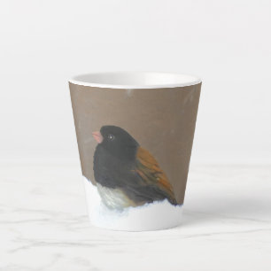 Dark-Eyed Junco Painting - Original Bird Art Latte Mug