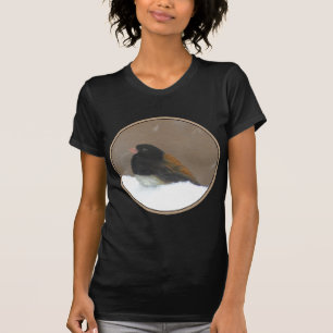 Dark-Eyed Junco Painting - Original Bird Art T-Shirt