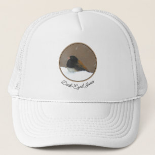 Dark-Eyed Junco Painting - Original Bird Art Trucker Hat