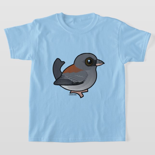 Dark-eyed Junco (red-backed) T-Shirt (Laydown)