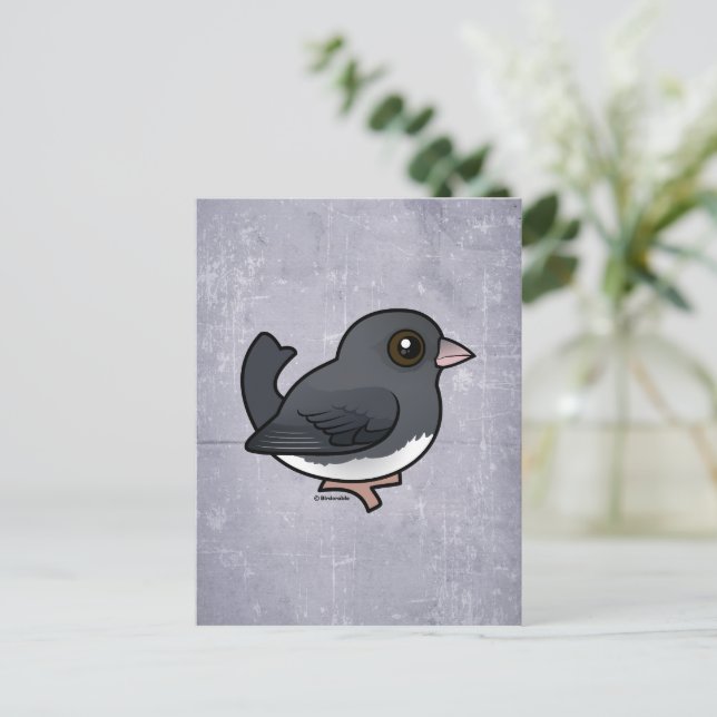 Dark-eyed Junco (slate-coloured) Postcard (Standing Front)