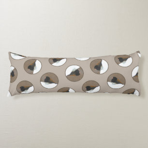 Dark-Eyed Junco Winter Painting Original Bird Art Body Cushion
