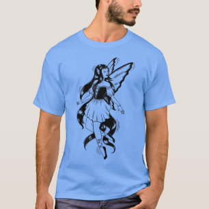 Dark Fairy Fairies Magic Magical Fly Wings  T-Shirt