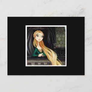Dark Fairy Tale Character 2 - Rapunzel Postcard