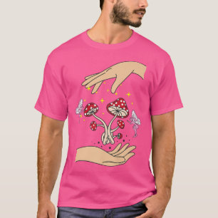 Dark Fairycore Aesthetic Fairy Core Grunge Mushroo T-Shirt