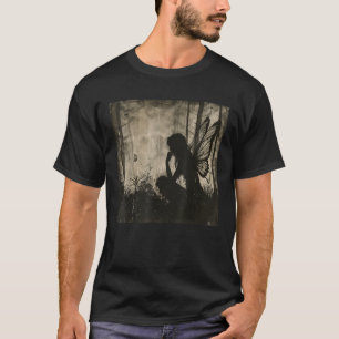 Dark Fairycore Fairy Art Butterfly Grunge Alt Goth T-Shirt