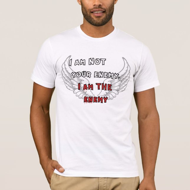 Dark Fantasy Gaming - i am The Enemy T-Shirt (Front)