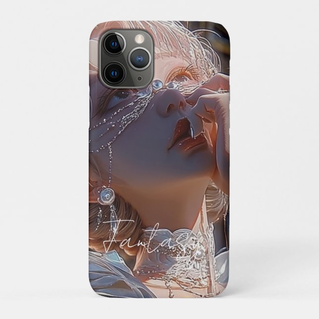 Dark fantasy girl / Aesthetic Case-Mate iPhone Case (Back)