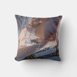 Dark fantasy girl / Aesthetic Cushion