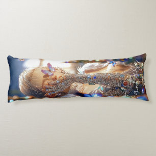 Dark Fantasy Girl -  Downtown Aesthetic Body Cushion