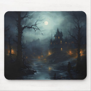 Dark Fantasy Horror Landscape Mouse Pad