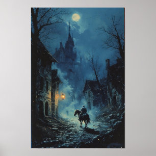 Dark Fantasy Knight Poster