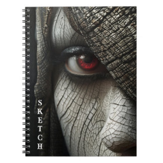 Dark Fantasy Sketchbook Spiral Notebook