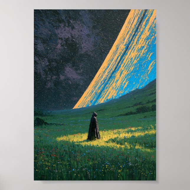 Dark Fantasy Starry Night Poster | (Front)