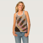 Dark Feather Sun and Wavy Rainbow Chevron