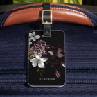 Dark Floral Personalised Name