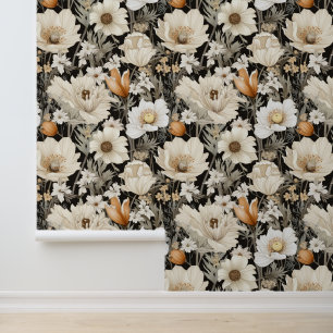 Dark Floral Wallpaper