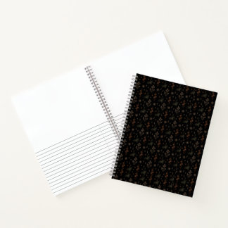 Dark Florals Notebook