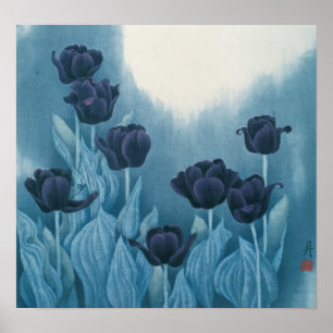 Dark Flowers Poster