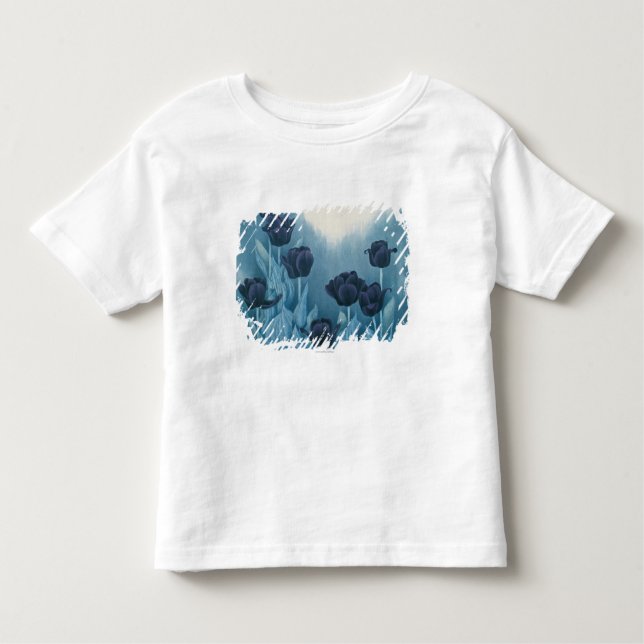 Dark Flowers Toddler T-Shirt (Front)