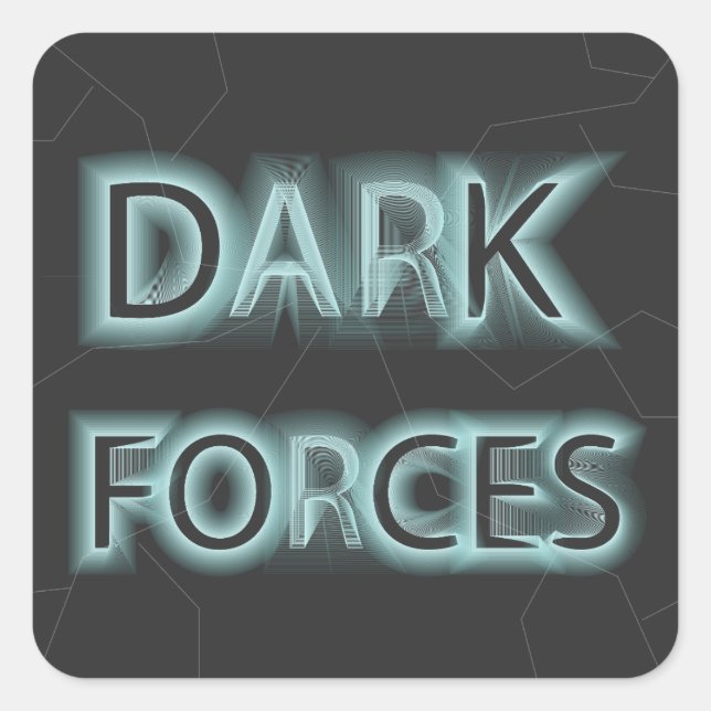 Dark Forces Sign Stickers (Front)