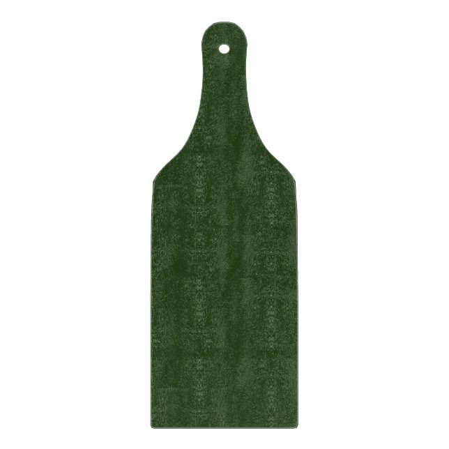 Dark Forest Green Glass Cutting Board Paddle (Front)