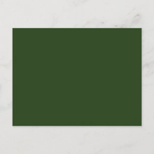 Dark Forest Green Postcard