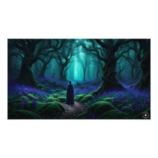 Dark Forest Landscape Print