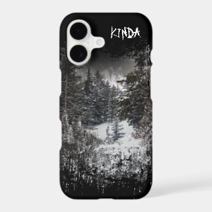 Dark Forest Snowy Forest Phone Case