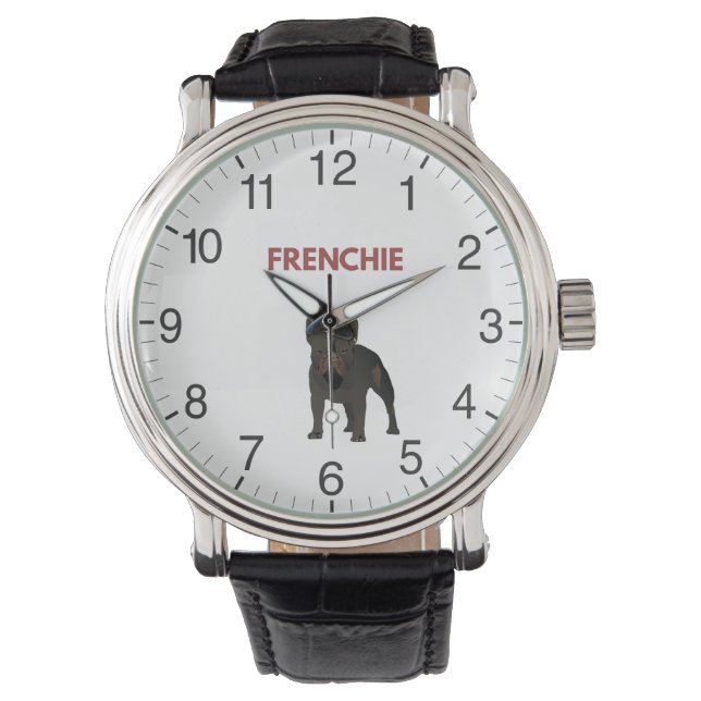 Dark French Bulldog Watch (Front)