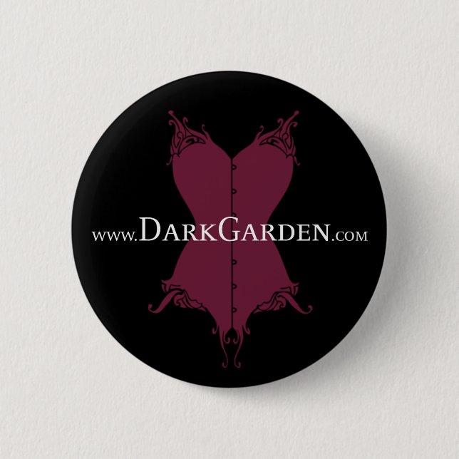 Dark Garden Button (Front)