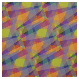 Dark Geometric - Combed Cotton Fabric