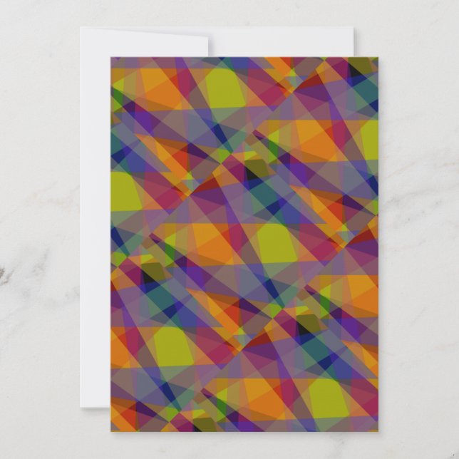 Dark Geometric - Greeting Card (Front)