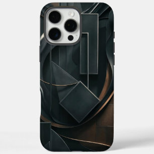 Dark Geometric Minimalist Phone Case
